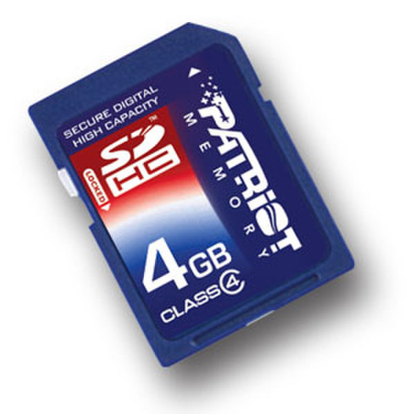 Patriot Memory PSF4GSDHC4 4GB SDHC memory card