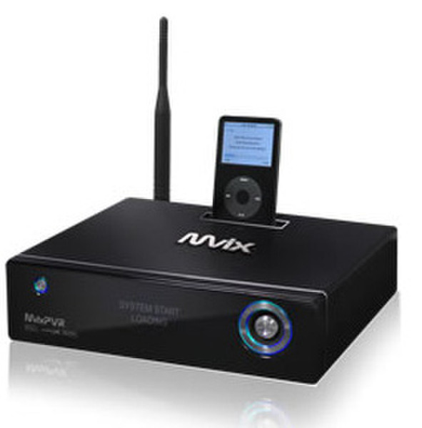 Mvix MXPVR-1000 Wi-Fi Black digital media player