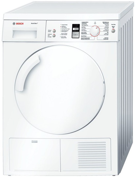 Bosch WTE84303FG Отдельностоящий Фронтальная загрузка 7кг B Белый сушилка для белья