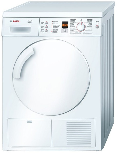 Bosch WTE84320FG freestanding Front-load 8kg B White tumble dryer