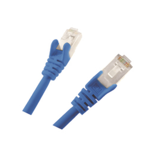 M-Cab 0.5m S-FTP Cat6 0.5m Cat6 S/FTP (S-STP) Blue networking cable