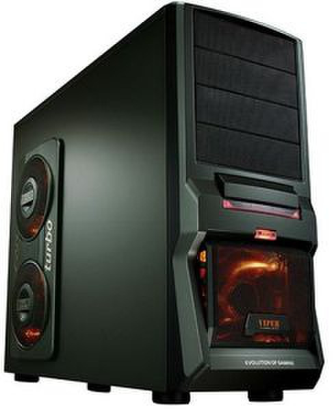 MS-Tech CA-0300 Raptor SE Midi-Tower Black computer case