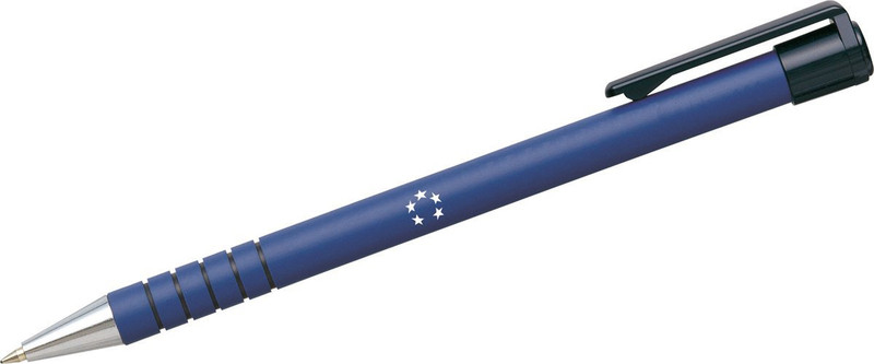 5Star 918516 Clip-on retractable ballpoint pen Blau 12Stück(e) Kugelschreiber