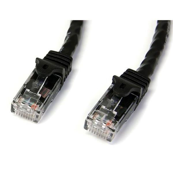 StarTech.com Cat6 patch cable with snagless RJ45 connectors – 35 ft, black