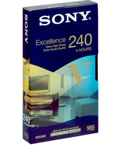 Sony VHS Tape 240 Min VHS blank video tape