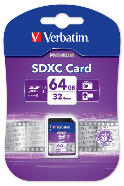Verbatim VB-SDXC10-64G memory card