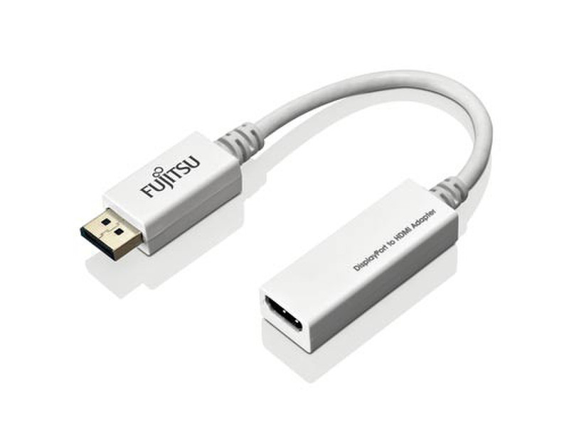 Fujitsu S26391-F6055-L200 HDMI M DisplayPort F Белый кабельный разъем/переходник