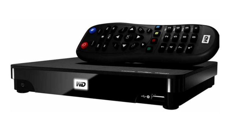 Western Digital TV Live Hub 1TB 1000GB Schwarz Digitaler Mediaplayer