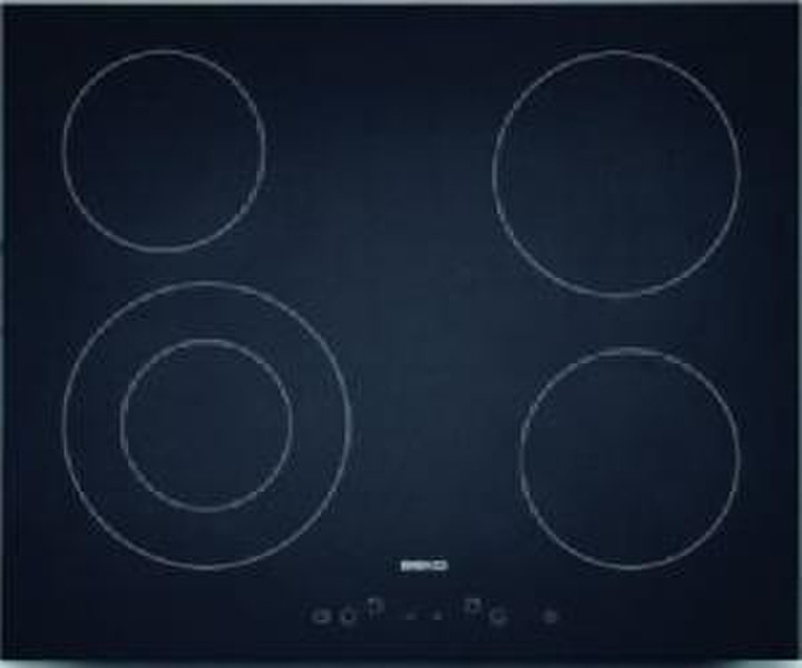 Beko HIC 64402 Встроенный Induction hob Черный плита