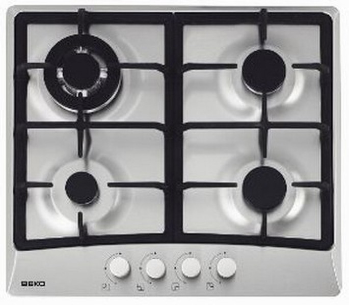 Beko HIG 64221 SX Встроенный Gas hob плита