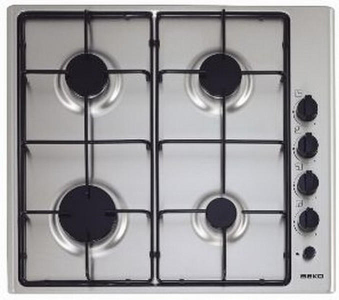 Beko HIZG 64110 SX Встроенный Gas hob Нержавеющая сталь плита