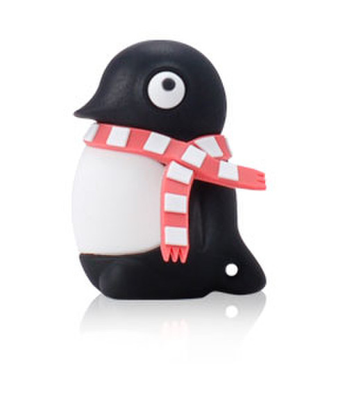 Bone Collection Bone Pinguin 4GB 4GB USB 2.0 Type-A Black,Red,White USB flash drive