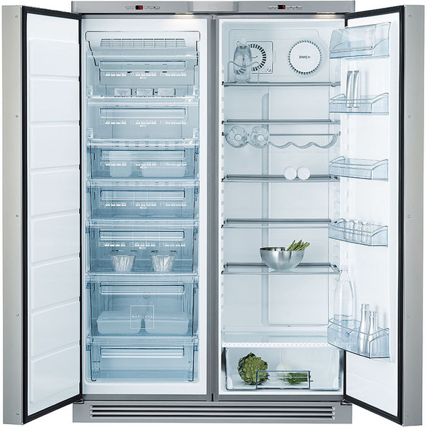 AEG S75678SK1 Встроенный 547л A+ Нержавеющая сталь side-by-side холодильник