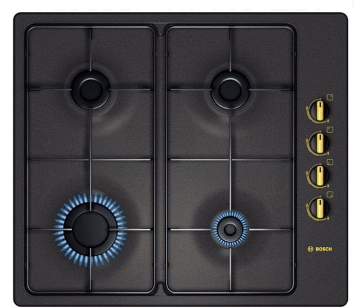 Bosch PBP613B80E Tabletop Gas hob Black hob