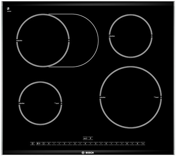 Bosch PIB675N24E Встроенный Induction hob Черный плита