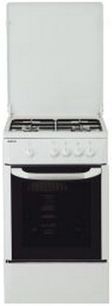 Beko CG 51000 G Freistehend Gaskochfeld Weiß Küchenherd