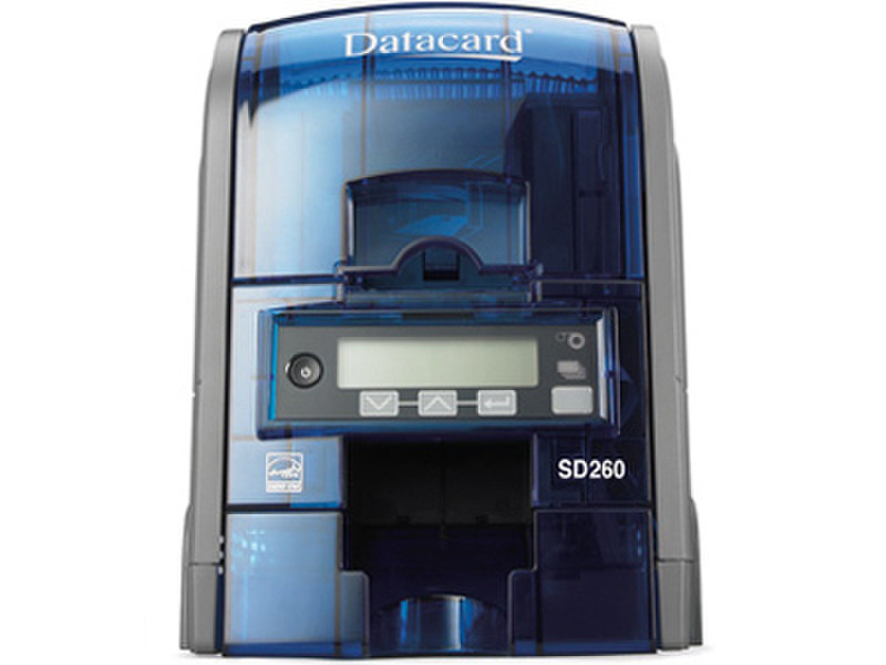 DataCard SD260 Сублимация красителя Цвет 300 x 300dpi Черный, Синий принтер пластиковых карт