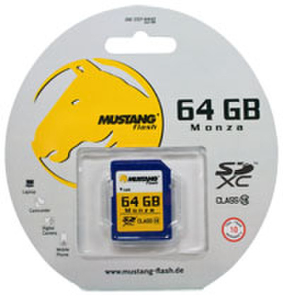Mustang SDXC Class10 64GB SDXC Class 10 memory card