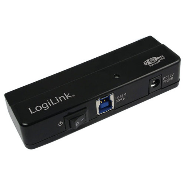 LogiLink AU0008 USB A SATA Black cable interface/gender adapter