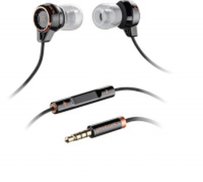Plantronics BackBeat 216 In-ear Binaural Wired Black mobile headset