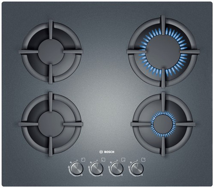 Bosch PPP619B20E Tabletop Gas hob Black hob