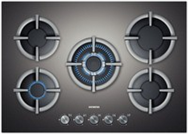 Siemens EP718QB20E Встроенный Gas hob Cеребряный плита