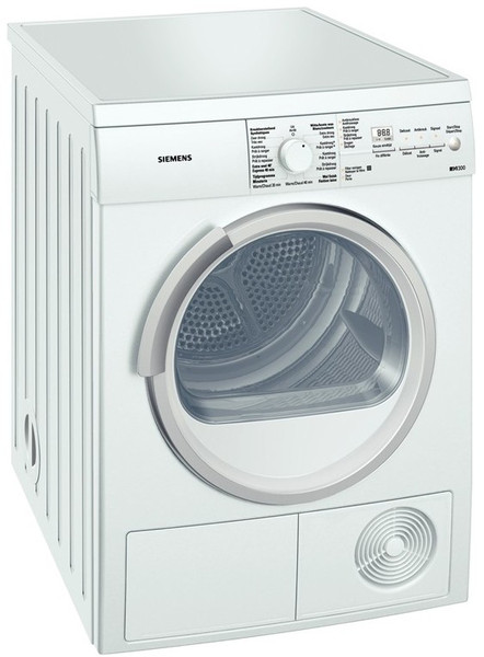 Siemens WT36V321FG Отдельностоящий Фронтальная загрузка 8кг C Белый сушилка для белья