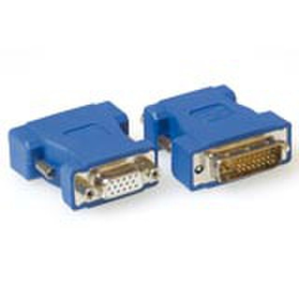 Advanced Cable Technology AB3750 DVI-A 15-HD D-sub Blue cable interface/gender adapter
