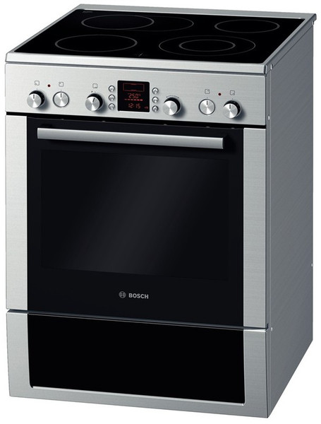 Bosch HCE854450 Freestanding Ceramic A Silver cooker