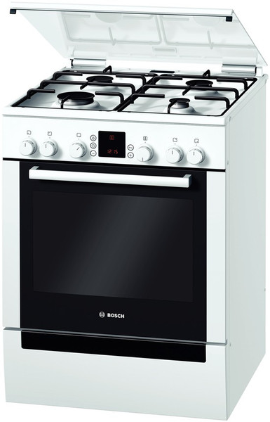 Bosch HGV745220 Отдельностоящий Gas hob A Белый кухонная плита