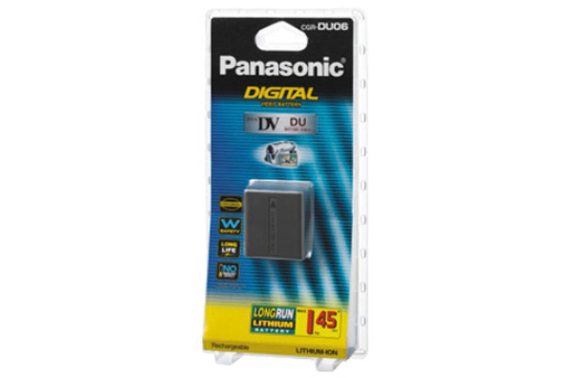 Panasonic CGR-DU06 Lithium-Ion (Li-Ion) 695mAh 7.2V Wiederaufladbare Batterie