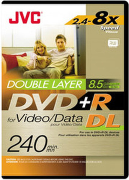 JVC VP-RDL85GEV 8.5GB DVD+R DL 1Stück(e) DVD-Rohling