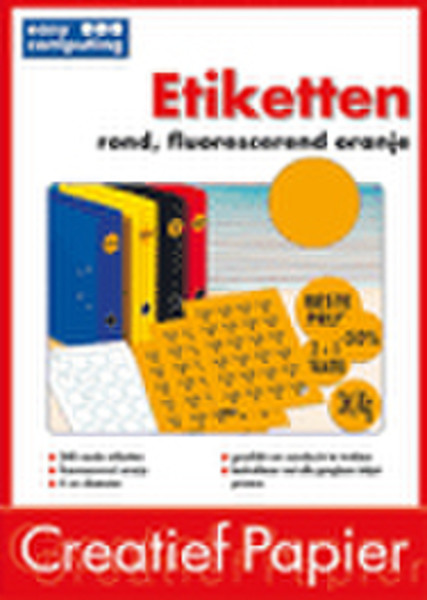 Easy Computing 3174 Orange printer label