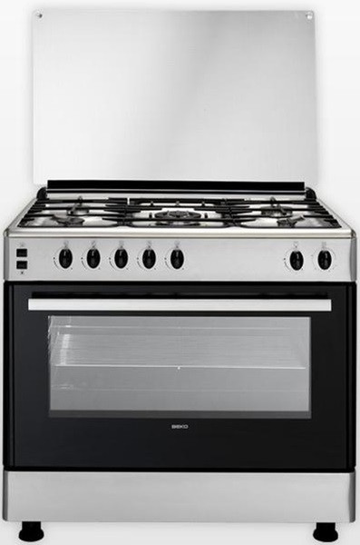 Beko GG 15120 DX PR Freistehend Gaskochfeld Edelstahl Küchenherd