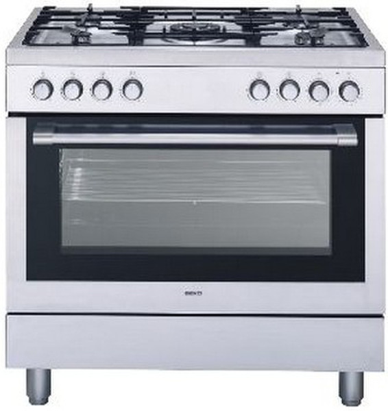 Beko GM 15120 DX PR Freestanding Gas hob B Stainless steel cooker