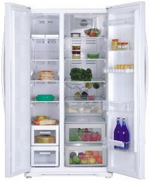 Beko GNE V120W freestanding 565L A White side-by-side refrigerator