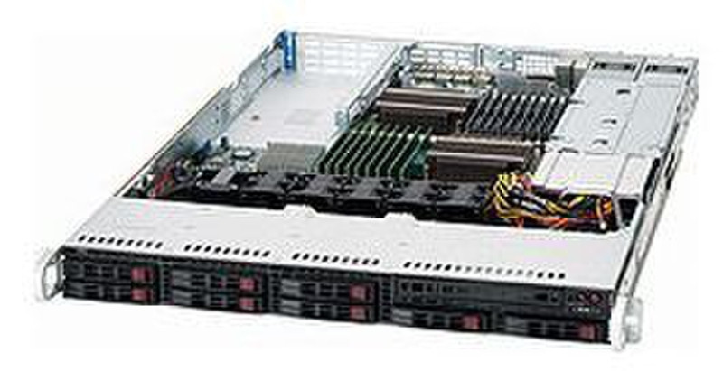 Supermicro 1026T-6RFT+ Intel 5520 Socket B (LGA 1366) 1U Черный