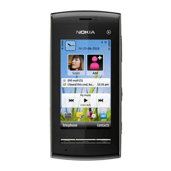 Nokia 5250 Single SIM Grau Smartphone