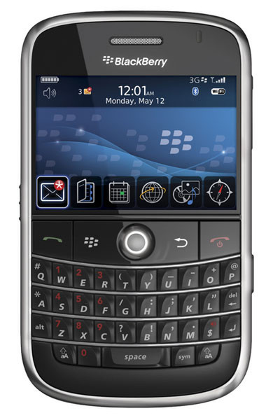 BlackBerry Bold 9000 Одна SIM-карта Черный смартфон