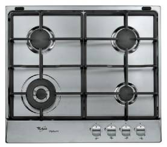 Whirlpool AKR333/IXL Встроенный Gas hob Нержавеющая сталь плита