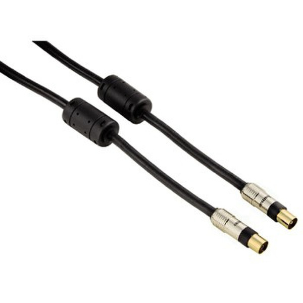 Hama 00083110 3m Coaxial M Coaxial FM Schwarz Koaxialkabel