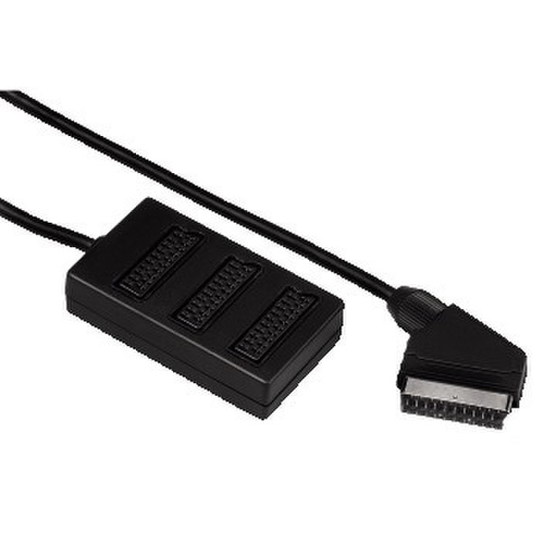 Hama 00011933 SCART (21-pin) SCART (21-pin) Черный SCART кабель