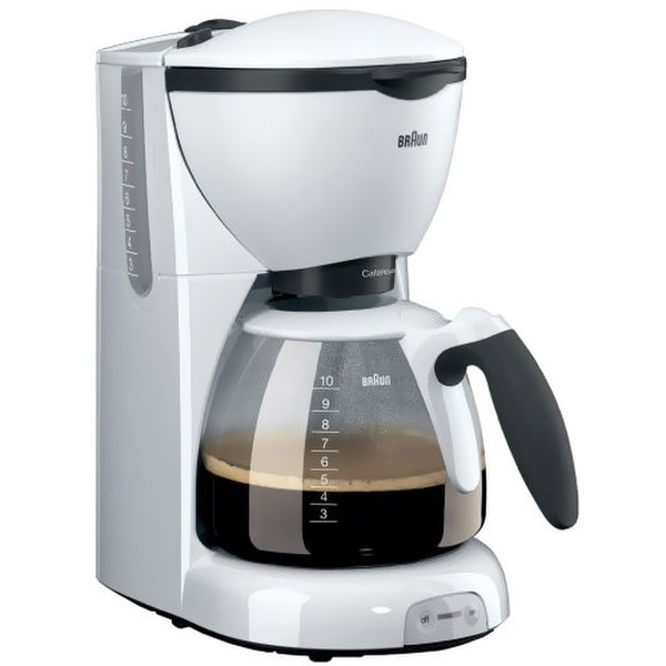 Braun KF520 Drip coffee maker 10cups White coffee maker