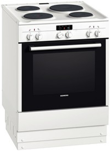 Siemens HD421210 Freistehend Sealed plate hob A Weiß Küchenherd