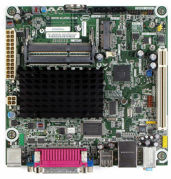 Intel D525MW Socket FT1 BGA Mini ITX материнская плата
