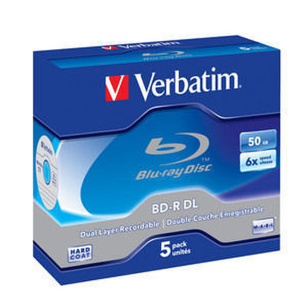 Verbatim BD-R DL 50GB 6x 5pk 50GB BD-R 5pc(s)