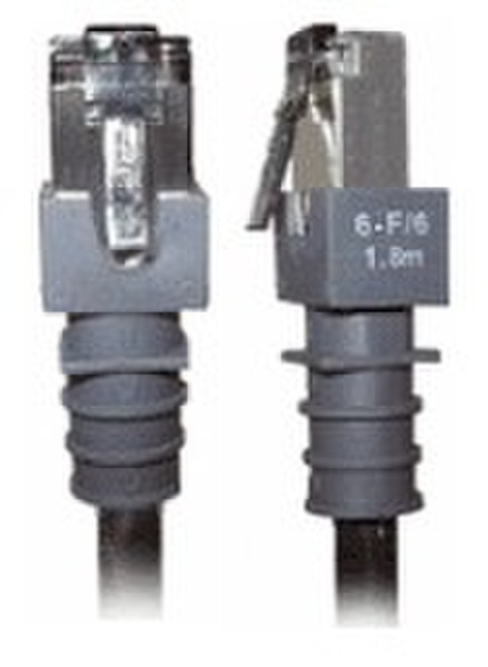 PatchSee Cat6 FTP 1.2m 1.2м Черный сетевой кабель