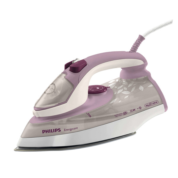 Philips GC3630 Dry & Steam iron 2400W Purple,White iron