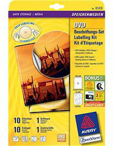 Avery 6508 self-adhesive label