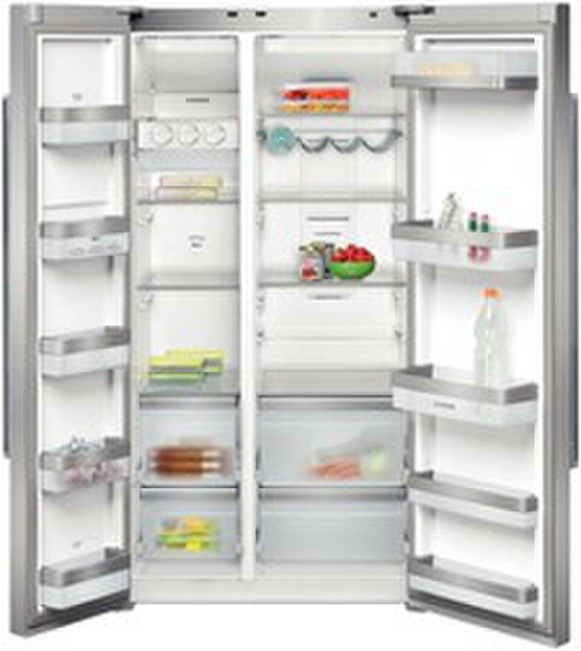 Siemens KA62NA75 freestanding 604L A++ Stainless steel side-by-side refrigerator
